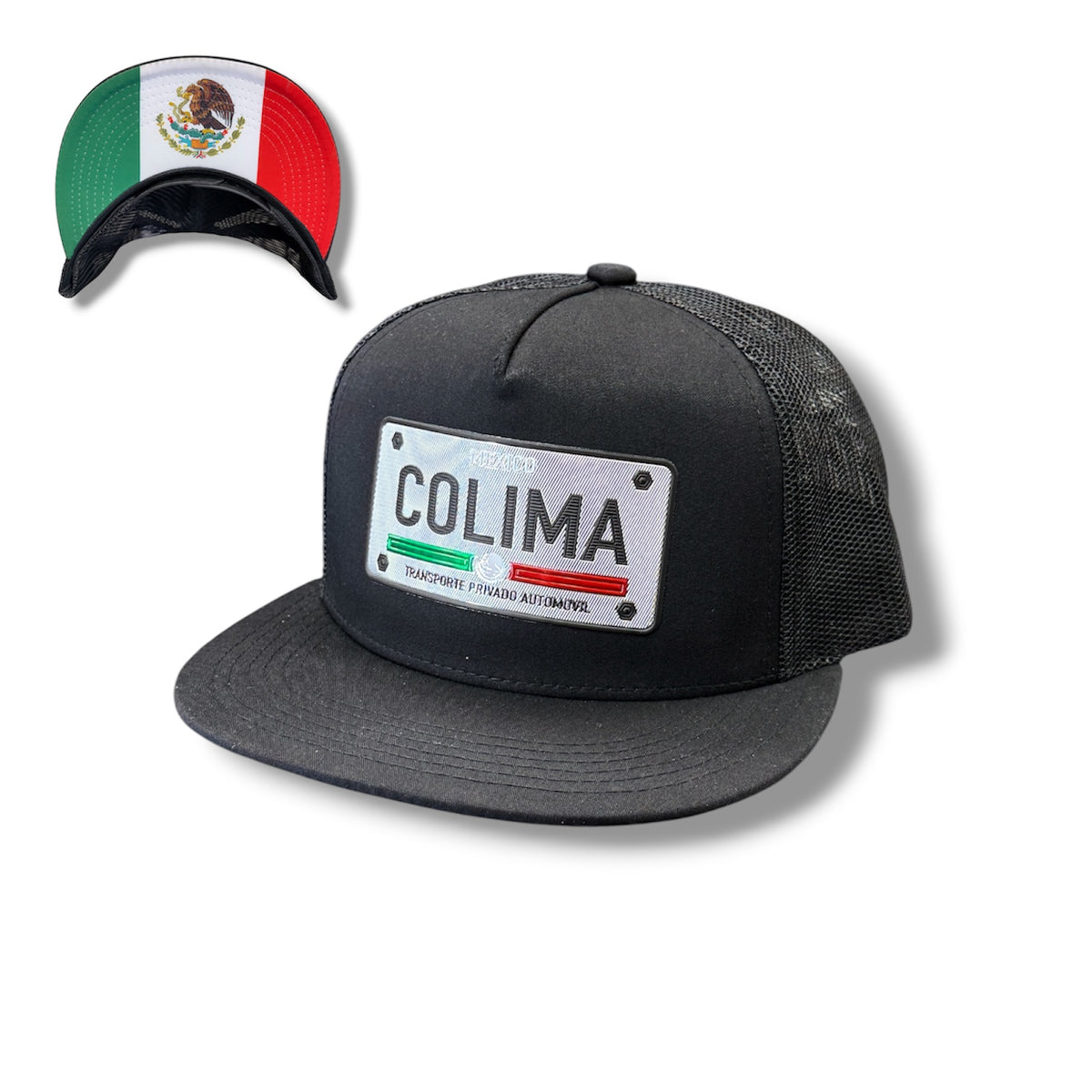 Silver Mexico License Plate Hat - Colima