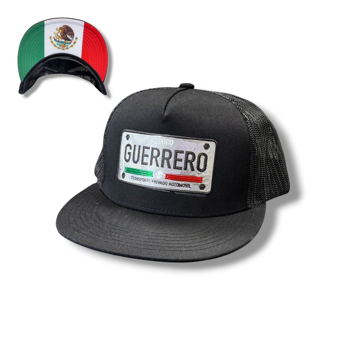 Silver Mexico License Plate Hat - Guerrero