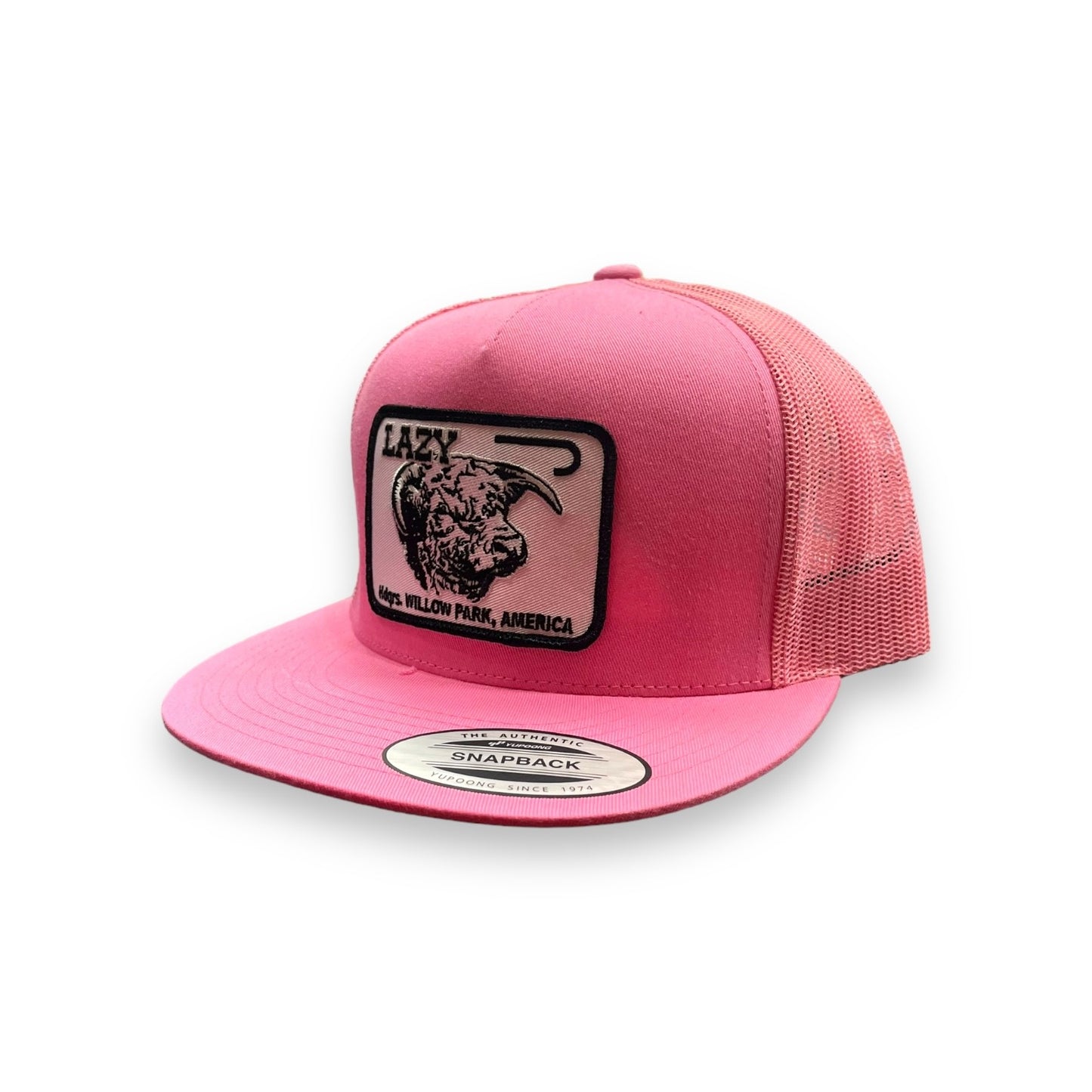 Lazy J Hat - Pink Cattle Headquarters