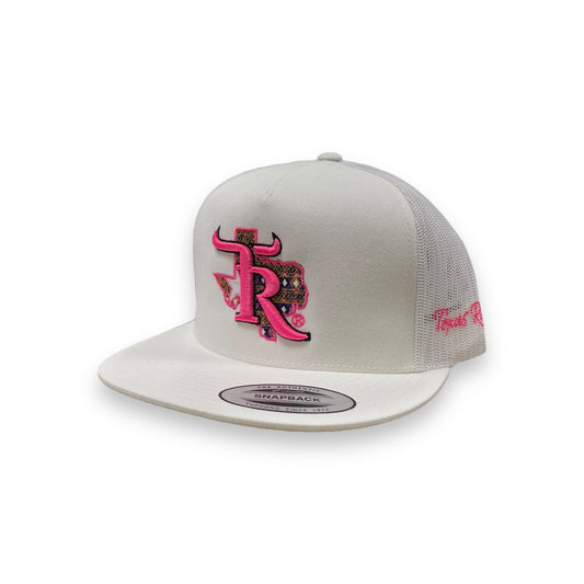 Texas Ranch Hat - White Flamingo