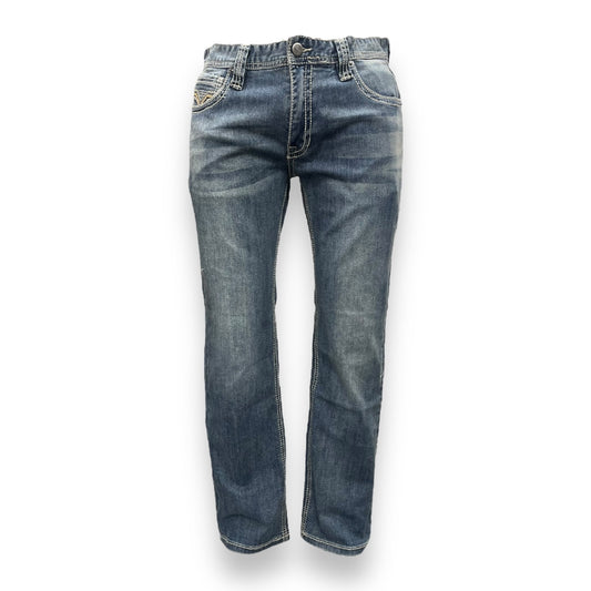 Rock&Roll Denim - Revolver Straight Pleather Jean