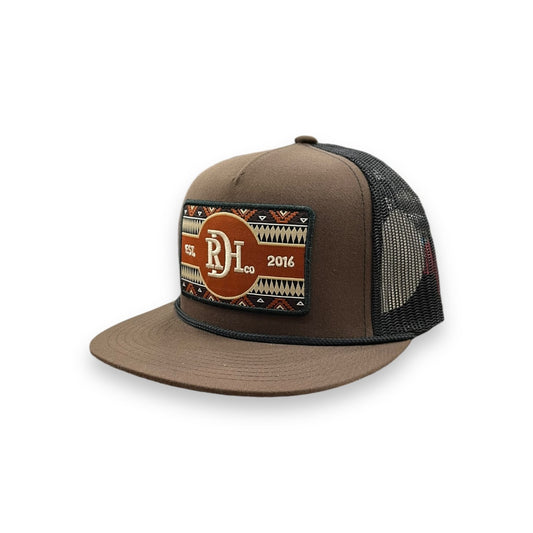 Red Dirt Hat Co. - Chocolate/Black The Cuban Flat