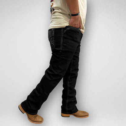 Men's Rock in L.A. Slim Straight Boot Denim (R-371)