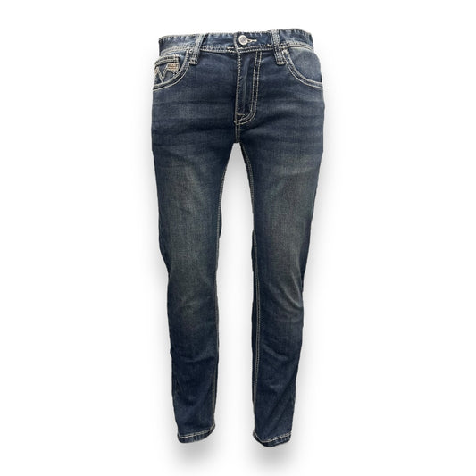 Rock&Roll Denim - Rifle Skinny Raised Denim Jean