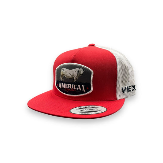 Vexil Hat - Red/White American Rancher