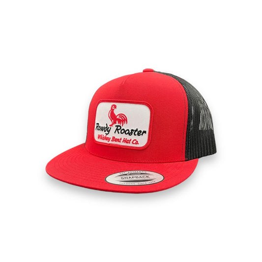 Whiskey Bent Hat - Rowdy Rooster Red/Black