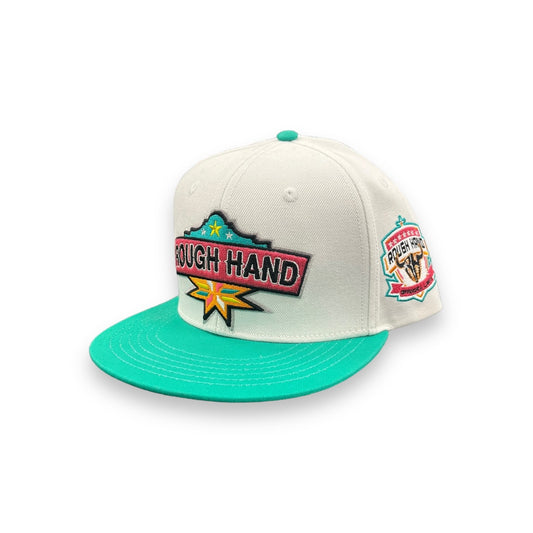 Rough Hand Hat - Retro Spurs White