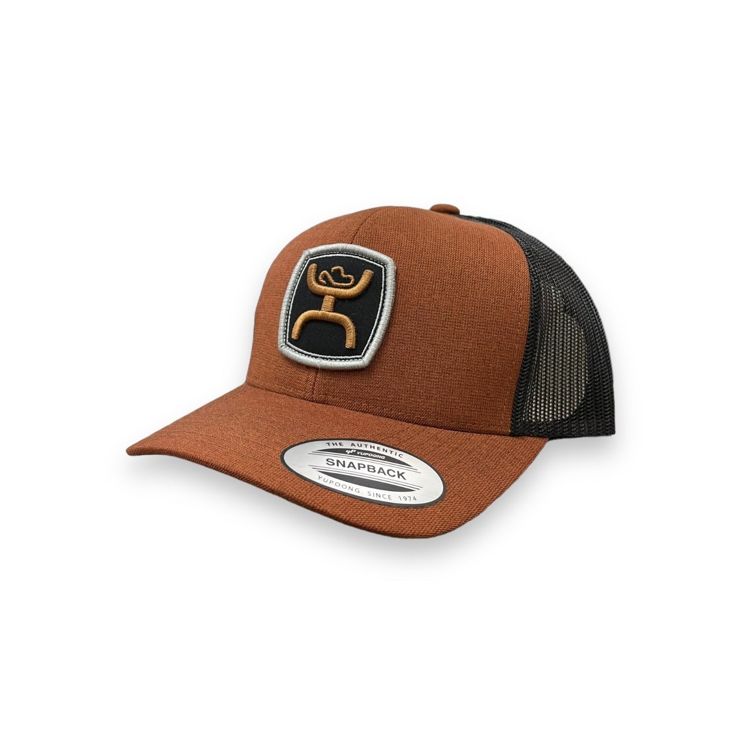 Hooey Classic Center Logo Hat - Rust/Black