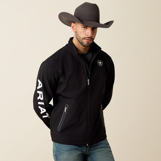 Men's Ariat New Team Softshell Jacket - Black