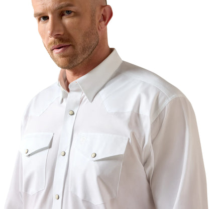 Ariat Lightweight Twill Snap Shirt - White