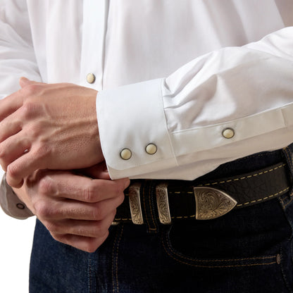 Ariat Lightweight Twill Snap Shirt - White
