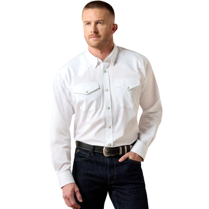 Ariat Lightweight Twill Snap Shirt - White