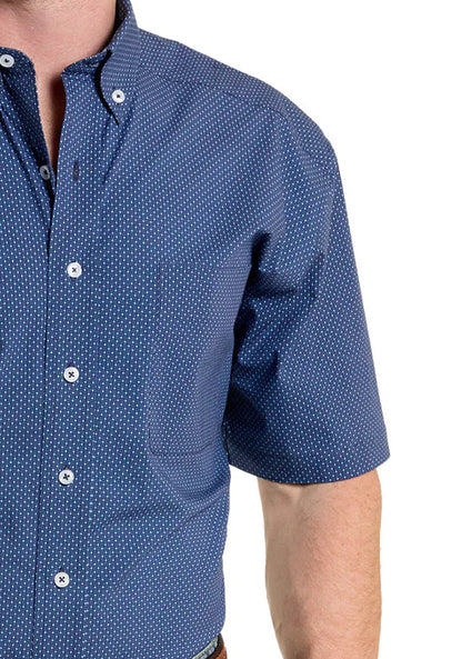 Panhandle Slim S/S 1 PKT Button -  BLUE