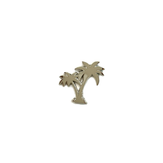 Palm Tree Hat Pin - Silver