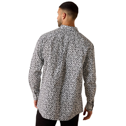 Ariat Team Janson L/S Shirt - White/Grey