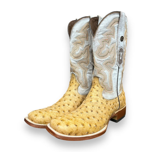 Tanner Mark Boots - Rustic Ostrich Print Orix