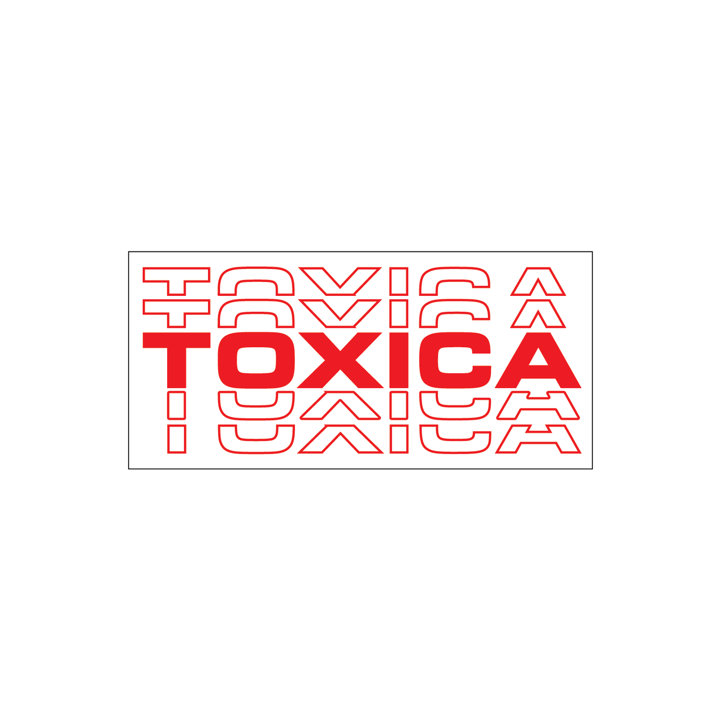 TOXICA "Thank You" Sticker