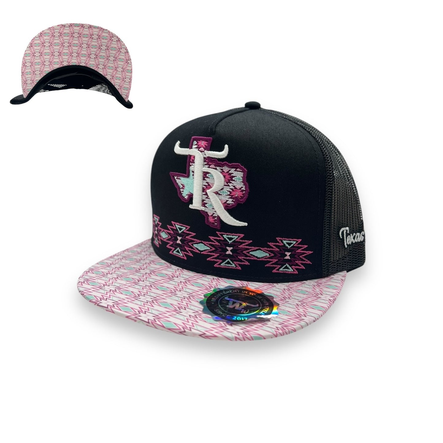 Texas Ranch Hat - Pink New Generation W/Pink Black/Black