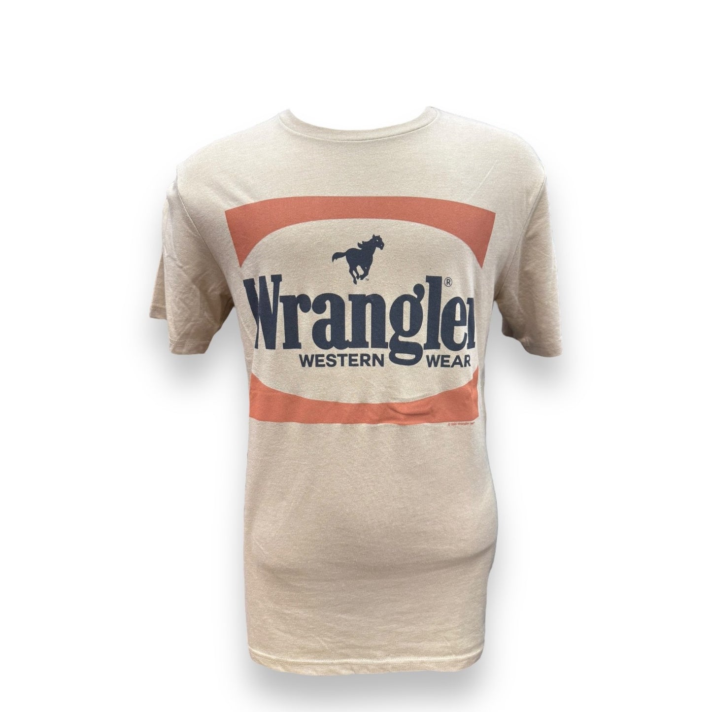 Men's Wrangler Short Sleeve Graphic Tee Shirt SALE - Tan