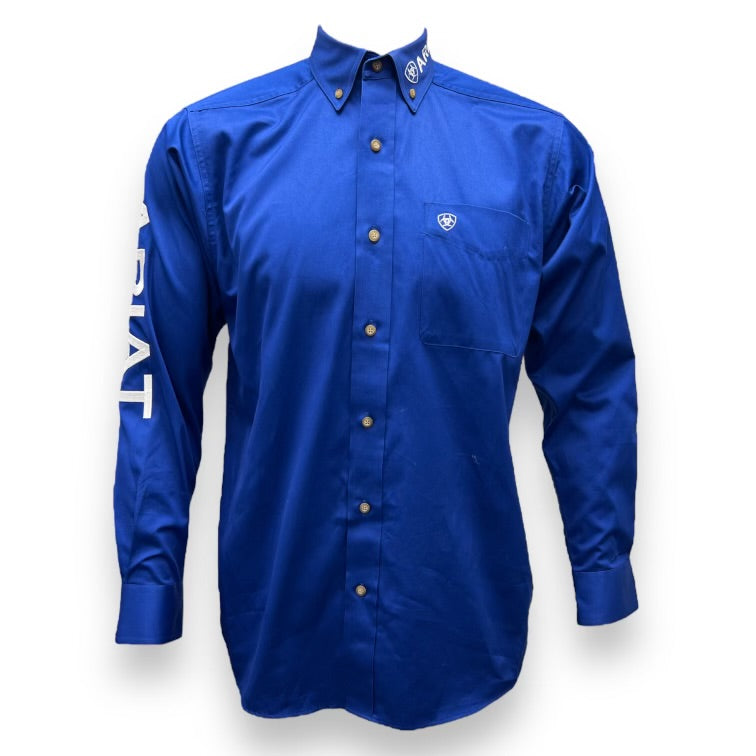 Ariat Team Logo Twill Shirt - Royal Blue