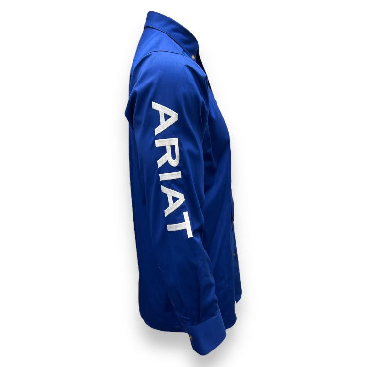 Ariat Team Logo Twill Shirt - Royal Blue