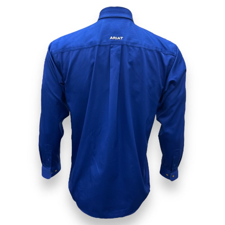 Ariat Team Logo Twill Shirt - Royal Blue