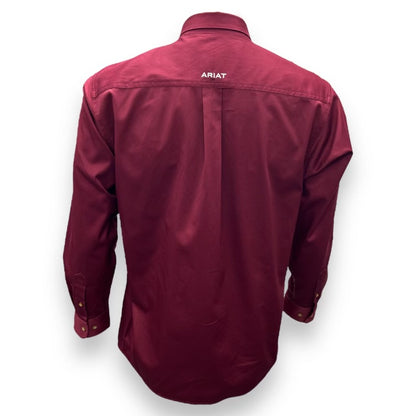 Ariat Team Logo Twill Shirt - Maroon