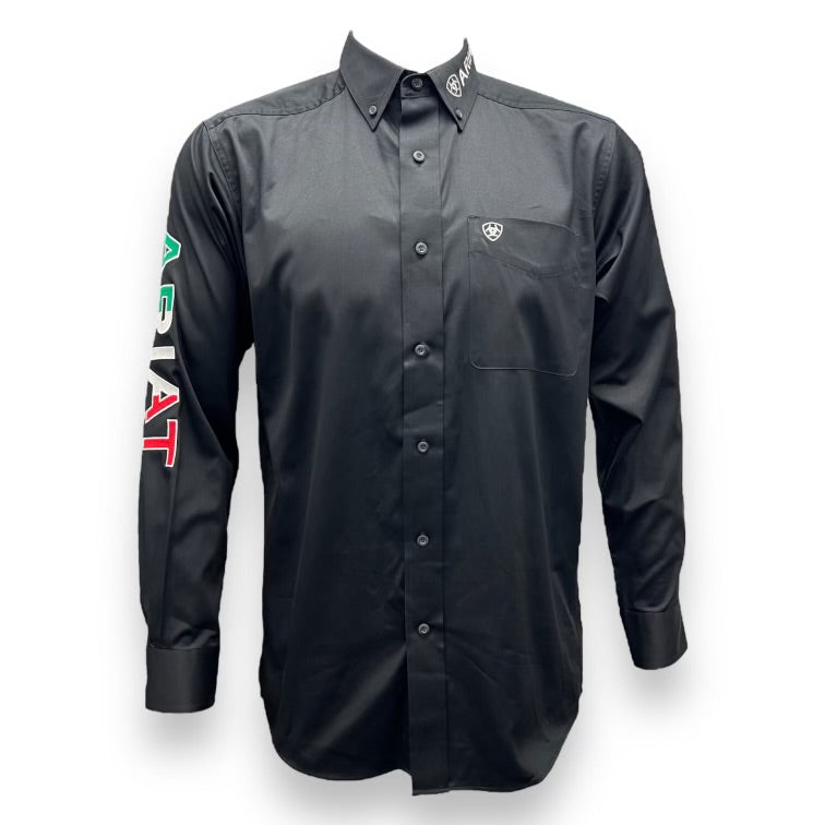 Ariat Team Logo Twill Shirt - Mexico Black