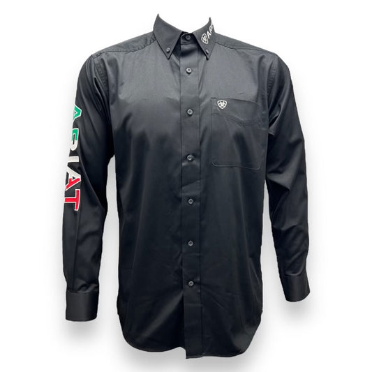 Ariat Team Logo Twill Shirt - Mexico Black