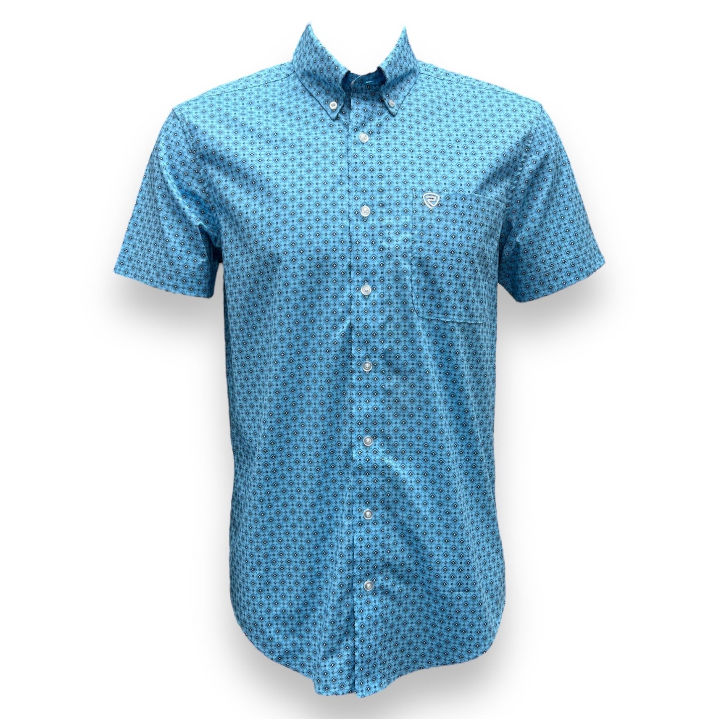 Rock&Roll Geo Classic Shirt - Turquoise