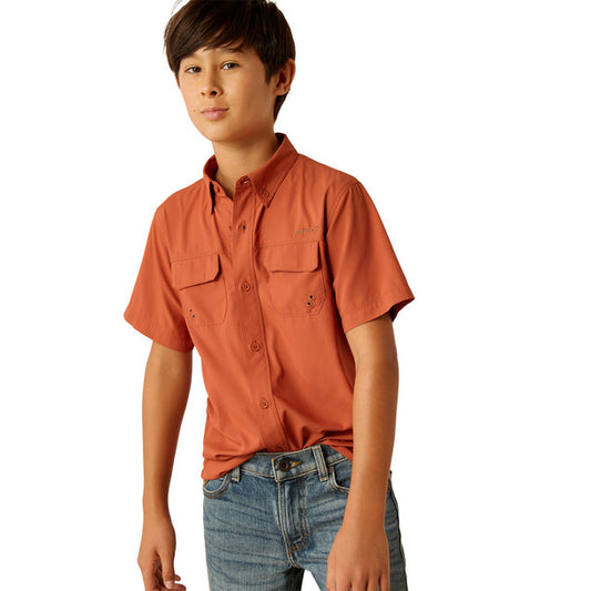 Ariat Youth VentTEK Outbound Classic Shirt - Baked Clay