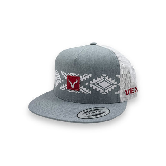 Vexil Hat - The Baller Heather Grey/White Mesh