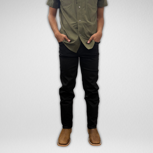 Youth Western Blue Denim (W-459-K)