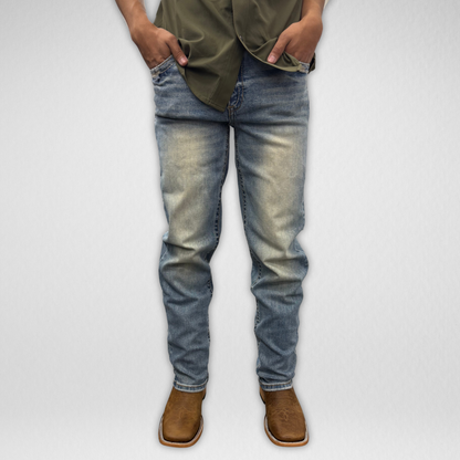 Youth Western Blue Denim (W-463-K)