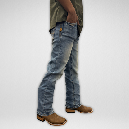 Youth Western Blue Denim (W-463-K)