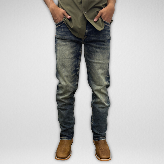 Youth Western Blue Denim (W-464-K)