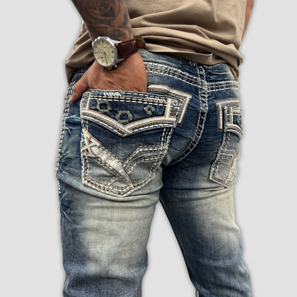 Men's Answer Me Straight Leg Denim (AM-2275)