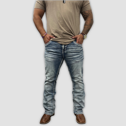 Men's Answer Me Straight Leg Denim (AM-2276)