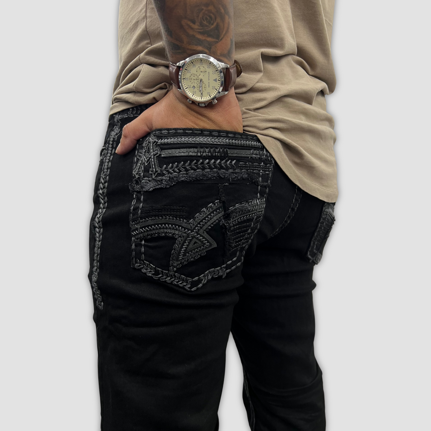 Men's Answer Me Straight Leg Denim (AM-2289)