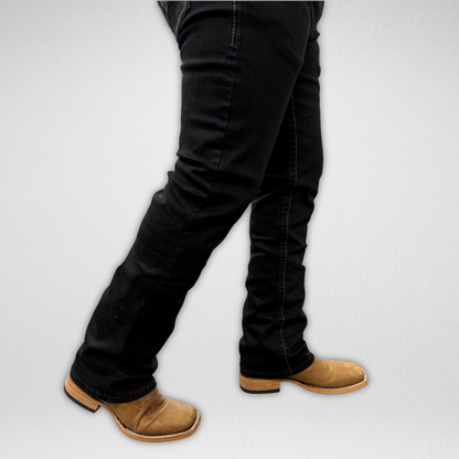 Men's Western Blue Classic Modern Boot Denim (W-459)