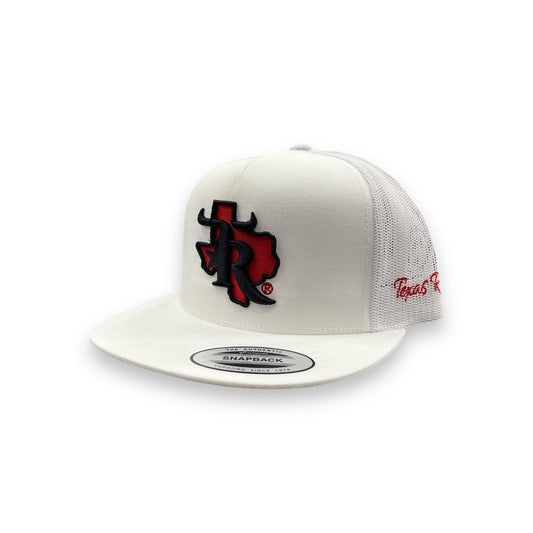 Texas Ranch Hat - Watermelon White/White