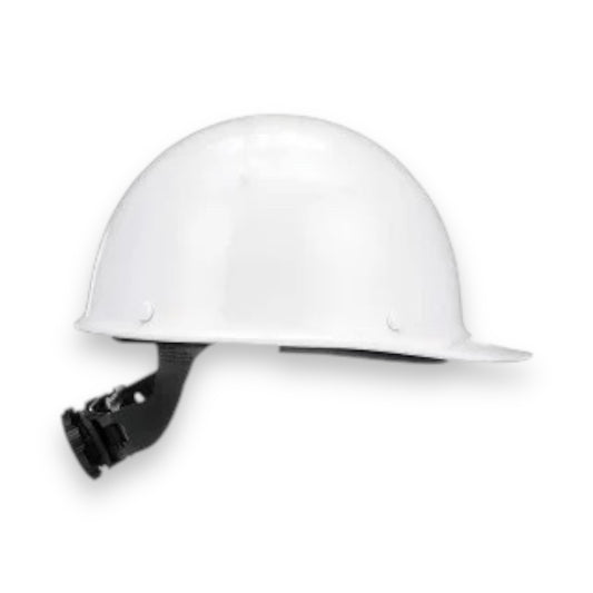 MSA Fiberglass Hard Hat - White Cap