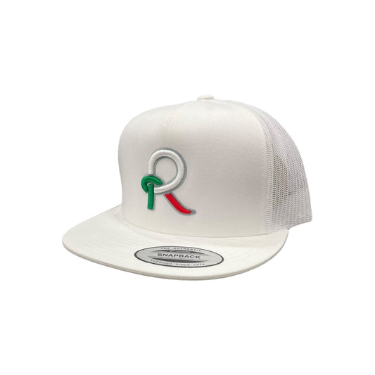 Rancho Caps - White Rancho MX Flat