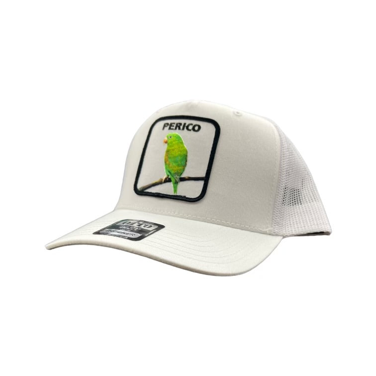 Perico - White Trucker Mesh