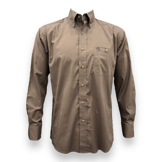 Wrangler George Strait Long Sleeve Shirt - Brown