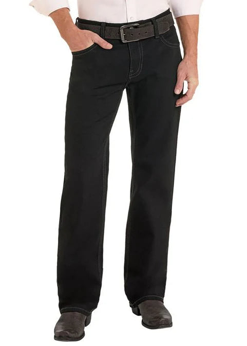 Rock&Roll Denim Double Barrel Bootcut Jean - Black