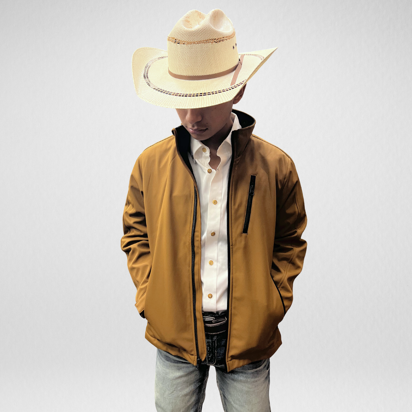 Youth APS Softshell Jackets - Chestnut