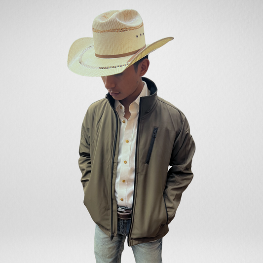 Youth APS Softshell Jackets - Taupe