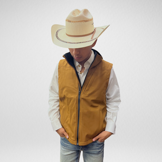 Youth APS Softshell Vest - Chestnut