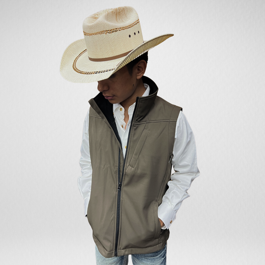 Youth APS Softshell Vest - Taupe